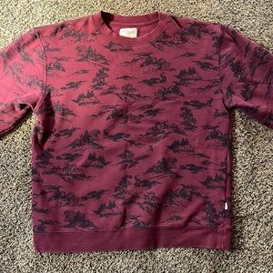 OBEY Maroon Crewneck, Large